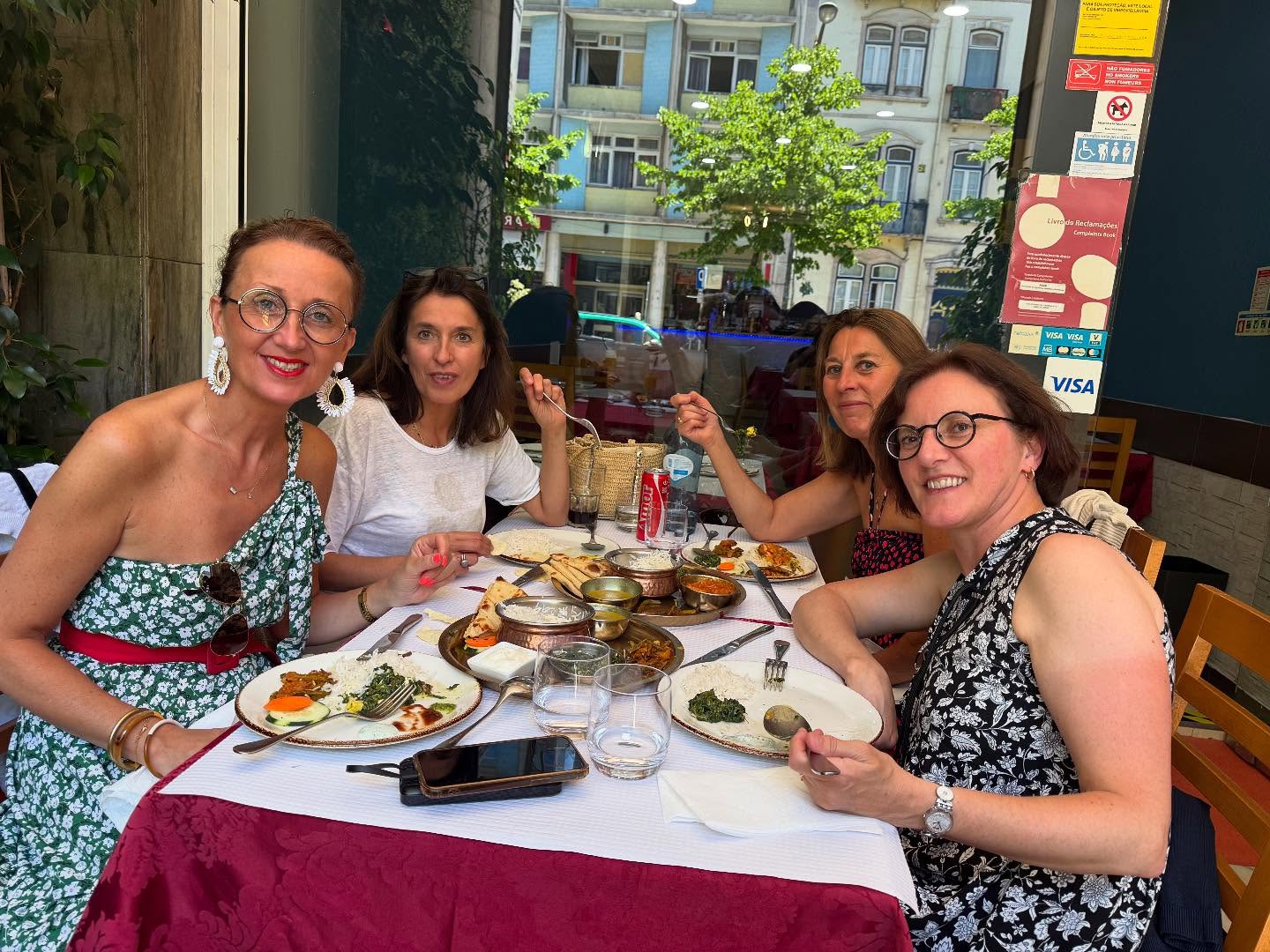 Happy guests at Darshan Nepal Restaurant Lisbon